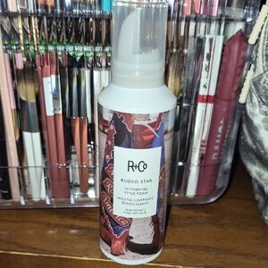 R+Co Rodeo Star Thickening Style Foam – White & Red Accent Bottle